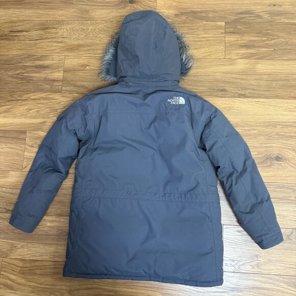 Men's North Face McMurdo Goose Down Parka Large Gray - Picture 2 of 6